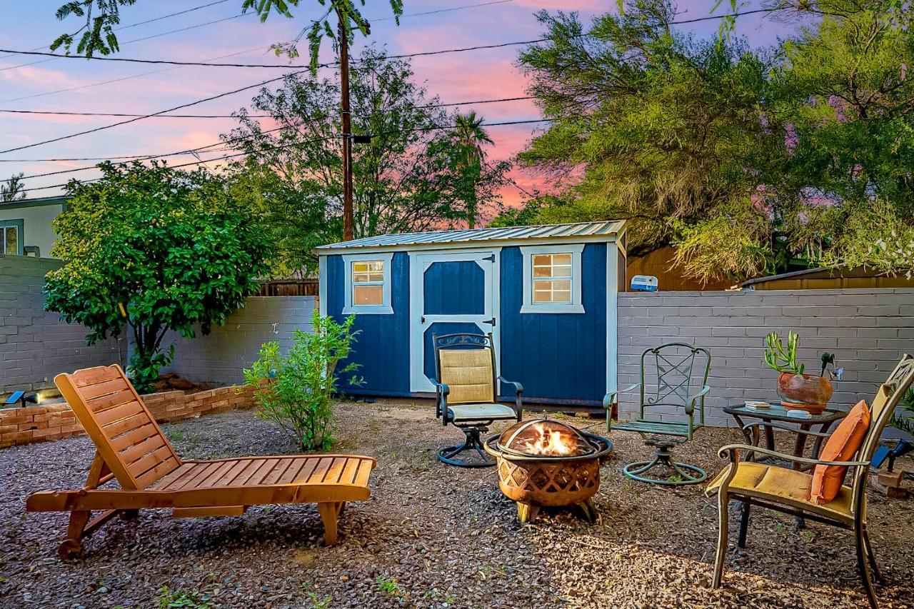 Cute Peaceful Tiny House Getaway W Backyard - Low Summer Rates! Tucson Bagian luar foto